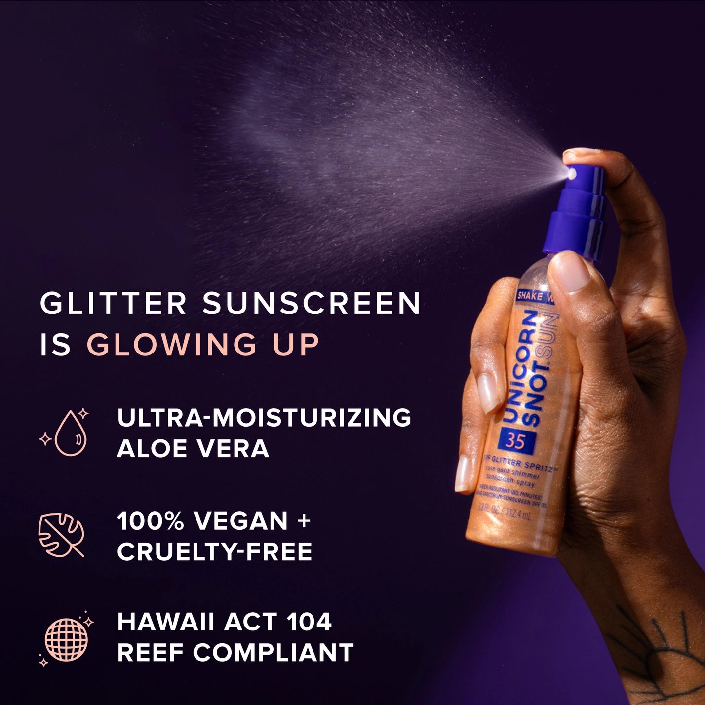 SPF Glitter Spritz