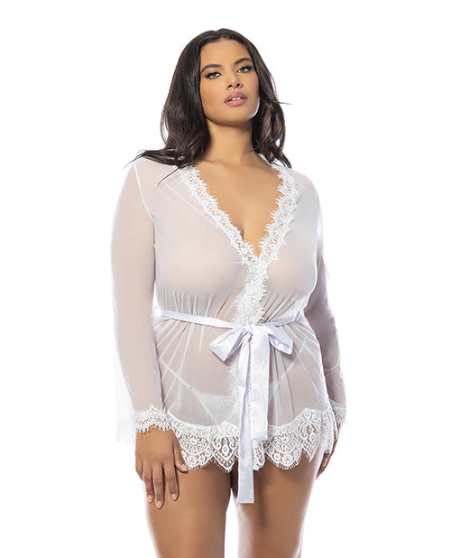 Provence Short Robe (White)